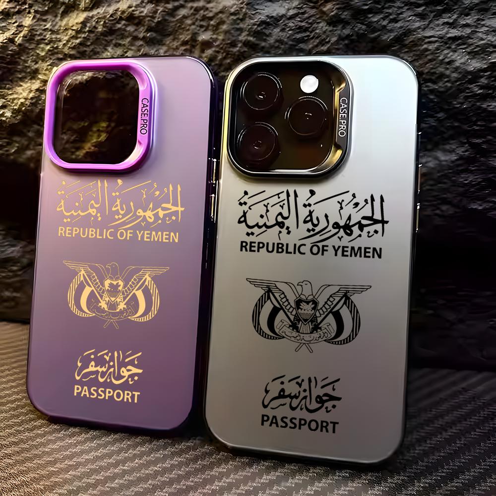 Phone Cases Store - Y-Yemen Passport Phone Case For iPhone