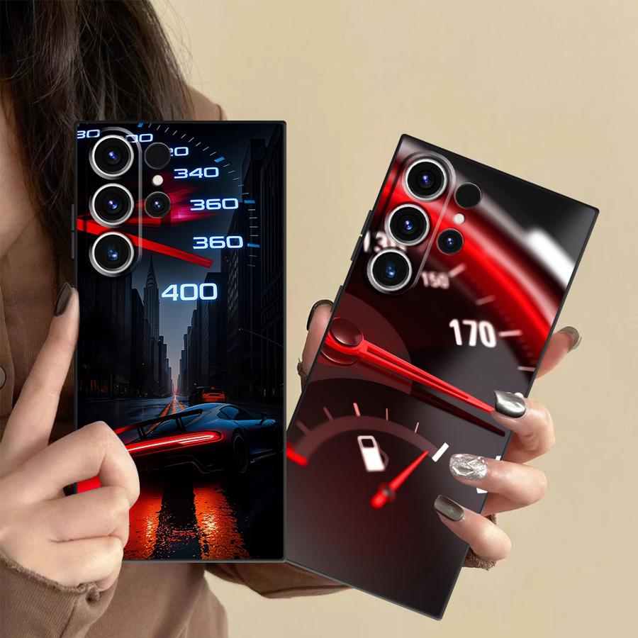 Phone Cases For Samsung S22 - Red Car Gauge Case for Samsung