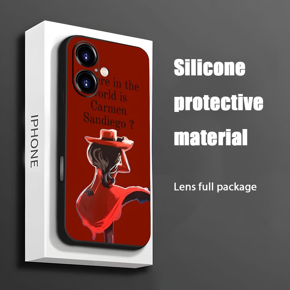 Phone Cases Store - Hot Carmen Sandiego Cartoon Phone Case