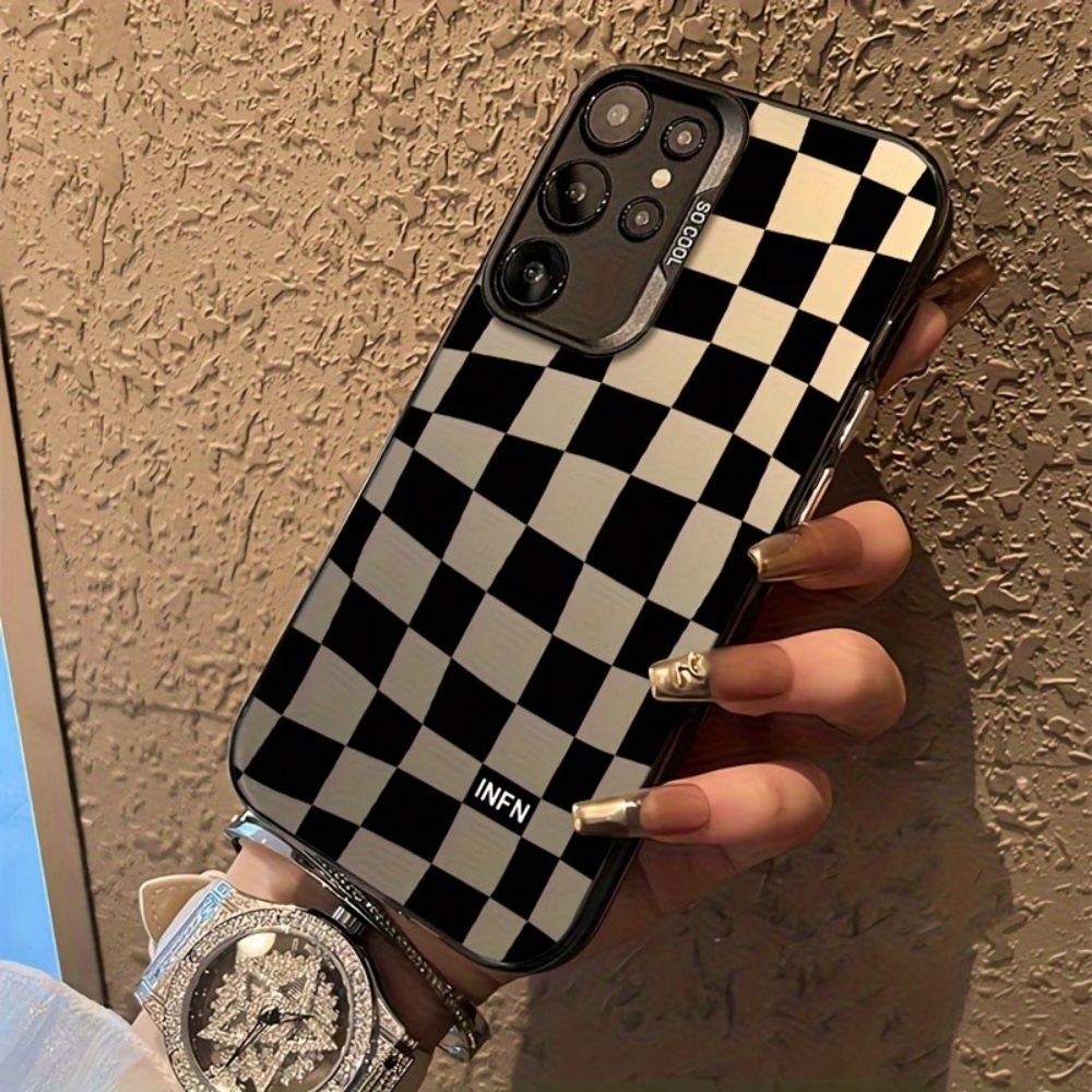 Phone Cases For Samsung S21 5G - Checkerboard Phone Case For Samsung Galaxy