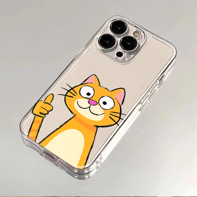 Phone Cases Orange - Cute Cartoon Orange Cat Phone Case