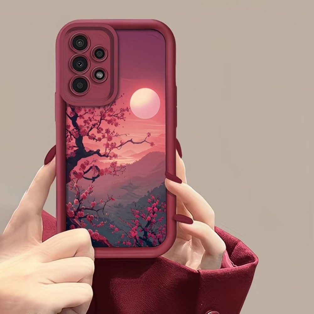 Sunset Mountain Peak Anti-Fall - Phone Cases For Samsung S21 5G review and price