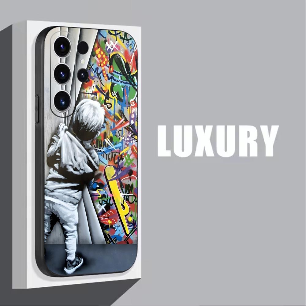 Banksy Graffiti Art  Phone Cas - Phone Cases Art review and price