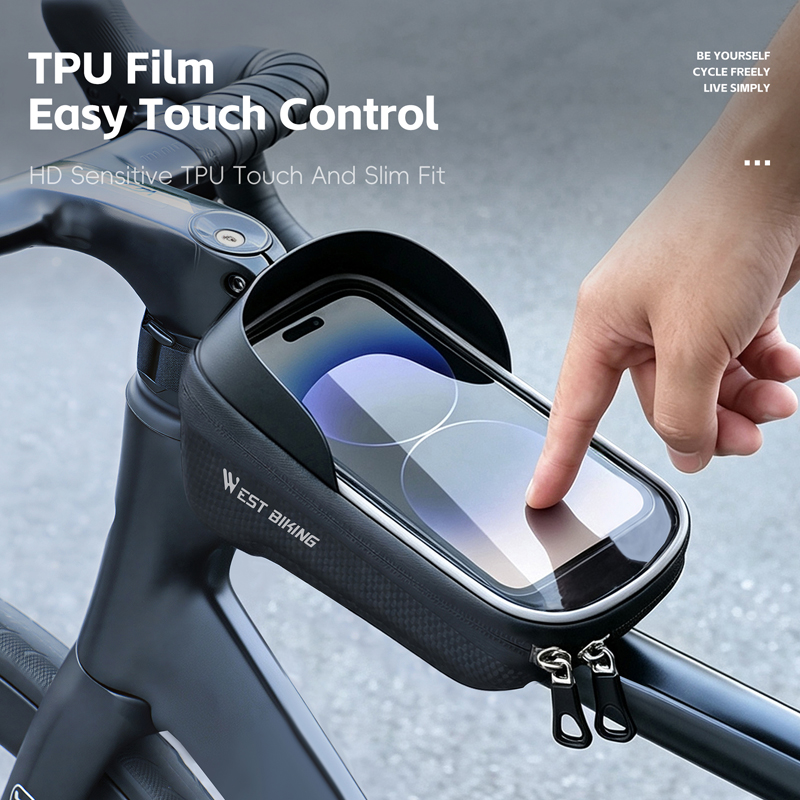 WEST BIKING Bicycle Front Tube - Phone Cases Youtube review and price