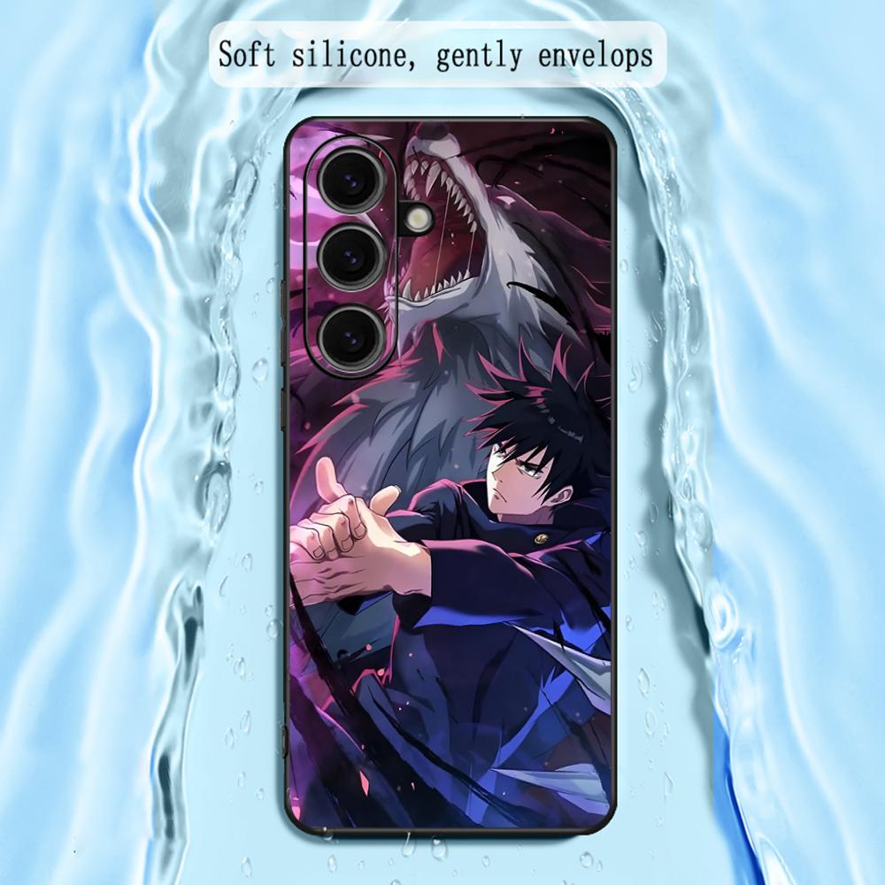 Megumi fushiguro hot anime pos - Phone Cases For Samsung S22 review and price