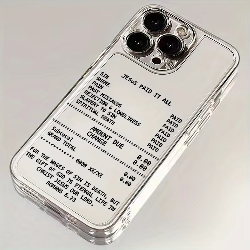 Jesus Paid it All Phone Case F - Phone Cases Jesus review and price