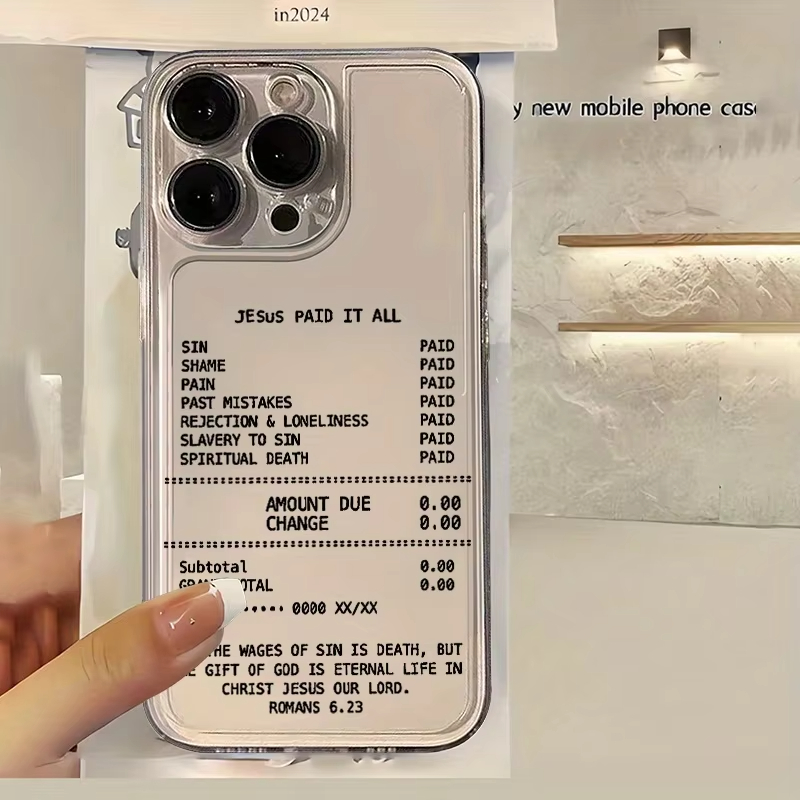 Jesus Paid it All Phone Case F - Phone Cases Jesus review and price