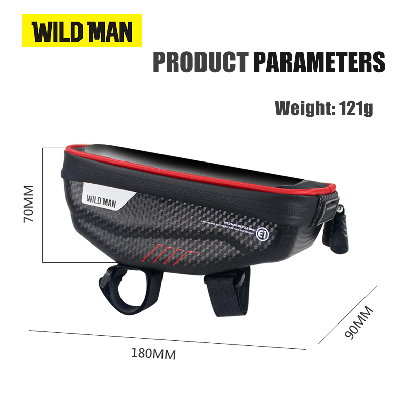 WILD MAN Bicycle Bag 6.0 Inch  - Phone Cases Youtube review and price