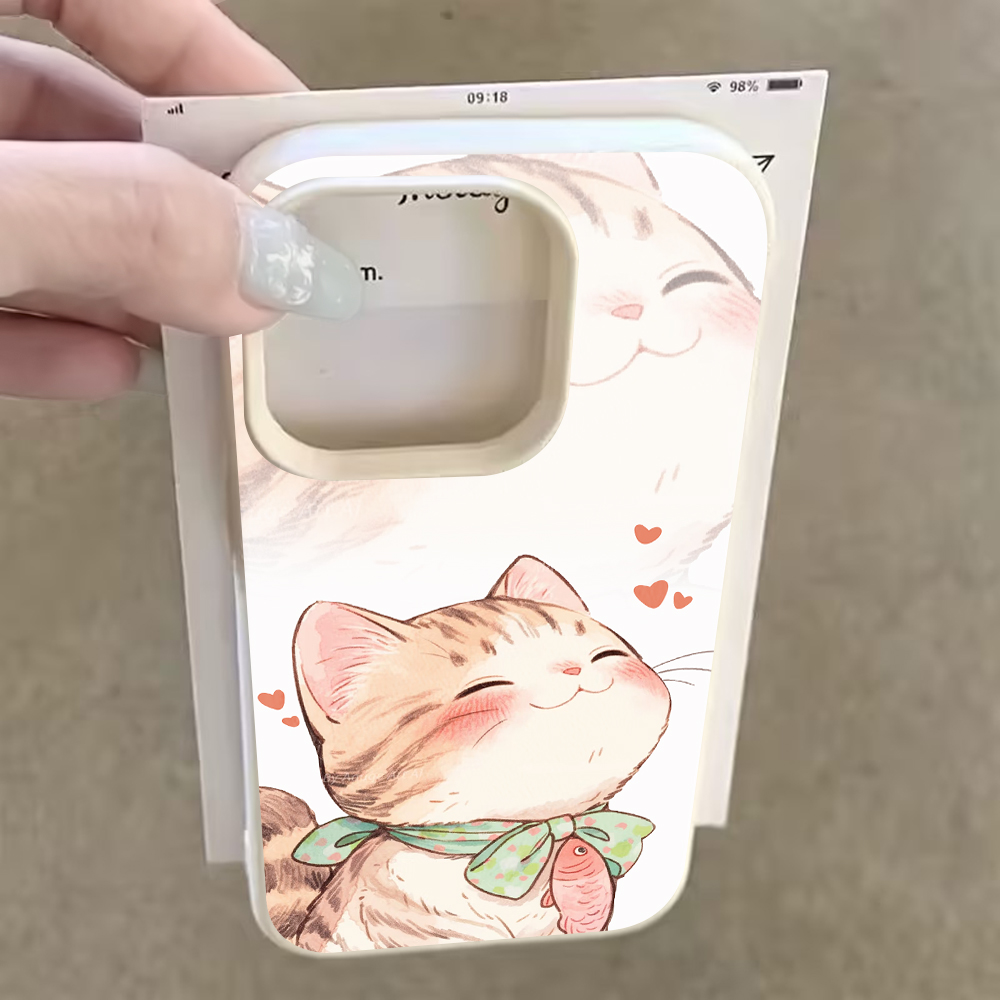Orange Cat Fish Heart Phone Ca - Phone Cases Orange review and price