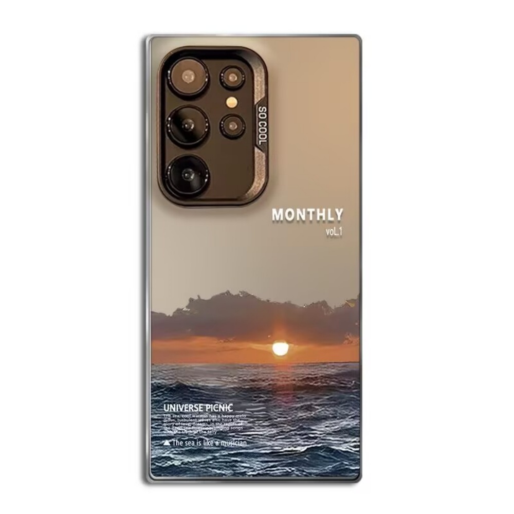 Sunset Theme At Sea Frosted Ph - Phone Cases For Samsung S21 5G review and price