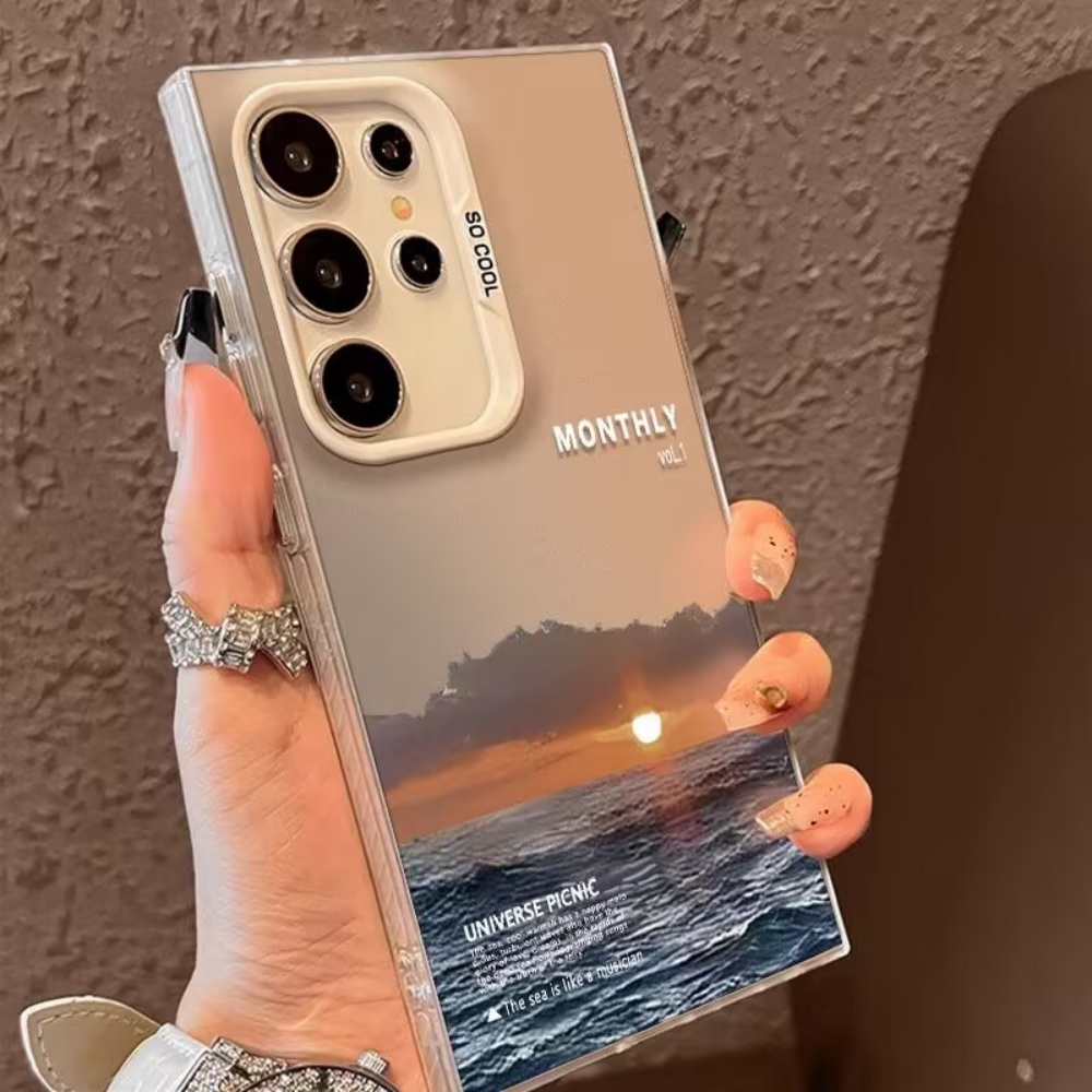 Sunset Theme At Sea Frosted Ph - Phone Cases For Samsung S21 5G review and price