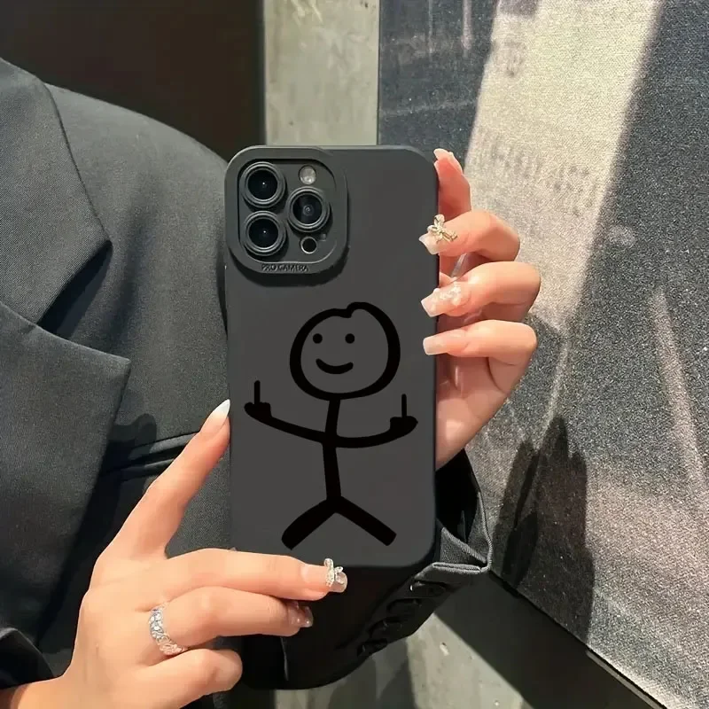 Cute Cartoon Matchman Matte Si - Phone Cases Store review and price