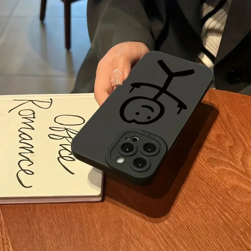 Cute Cartoon Matchman Matte Si - Phone Cases Store review and price