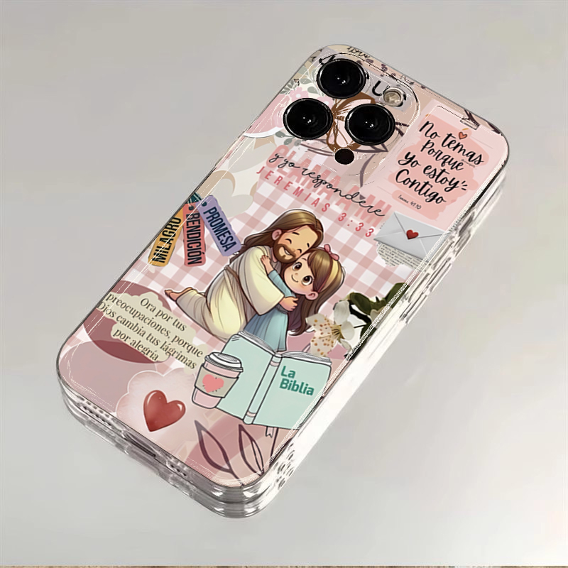 Cartoon Jesus And Me Bible Ver - Phone Cases Jesus review and price