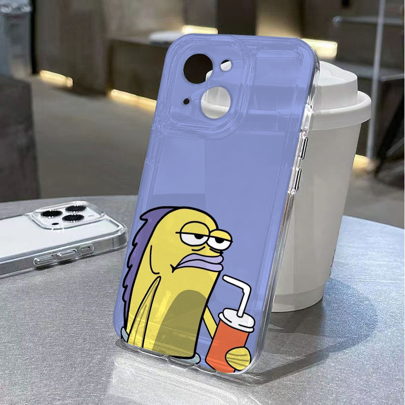 Funny Cartoon Ugly Fish Soft P - Phone Cases Ugly review and price