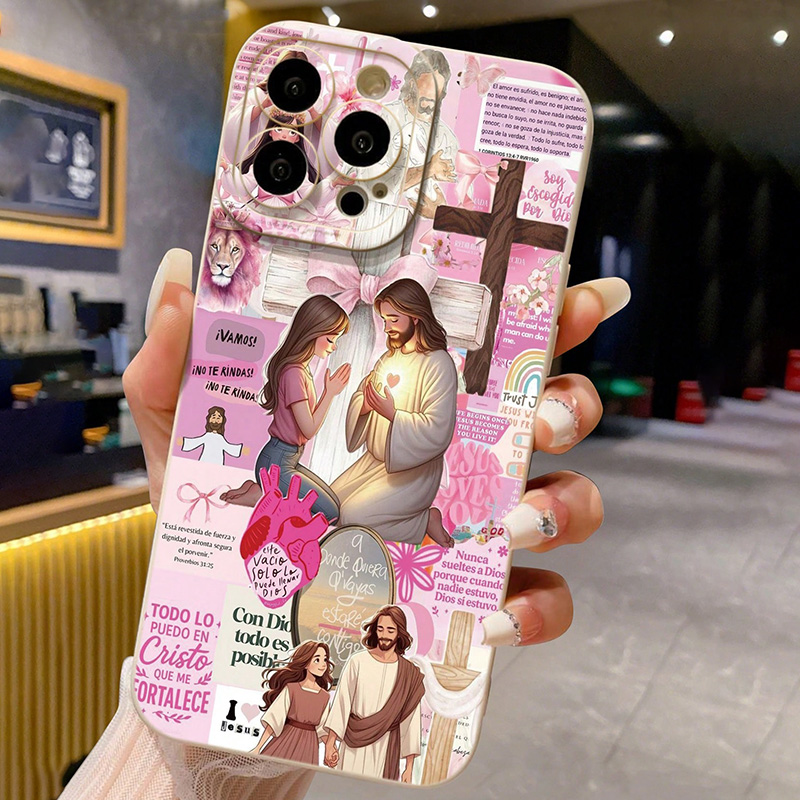 Religious Colorful Painted Jes - Phone Cases Jesus review and price