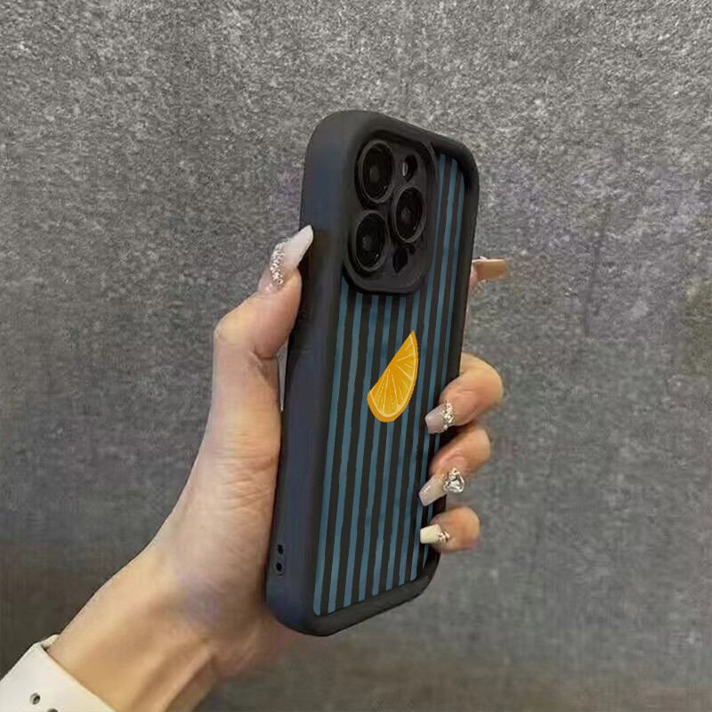 Striped Lemon Slice Pattern Ph - Phone Cases Store review and price
