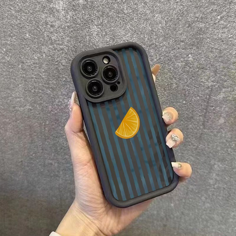 Striped Lemon Slice Pattern Ph - Phone Cases Store review and price