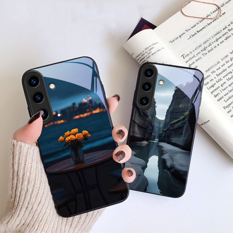 Warm orange halo tree For Sams - Phone Cases Orange review and price