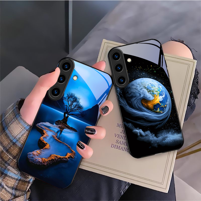 Warm orange halo tree For Sams - Phone Cases Orange review and price