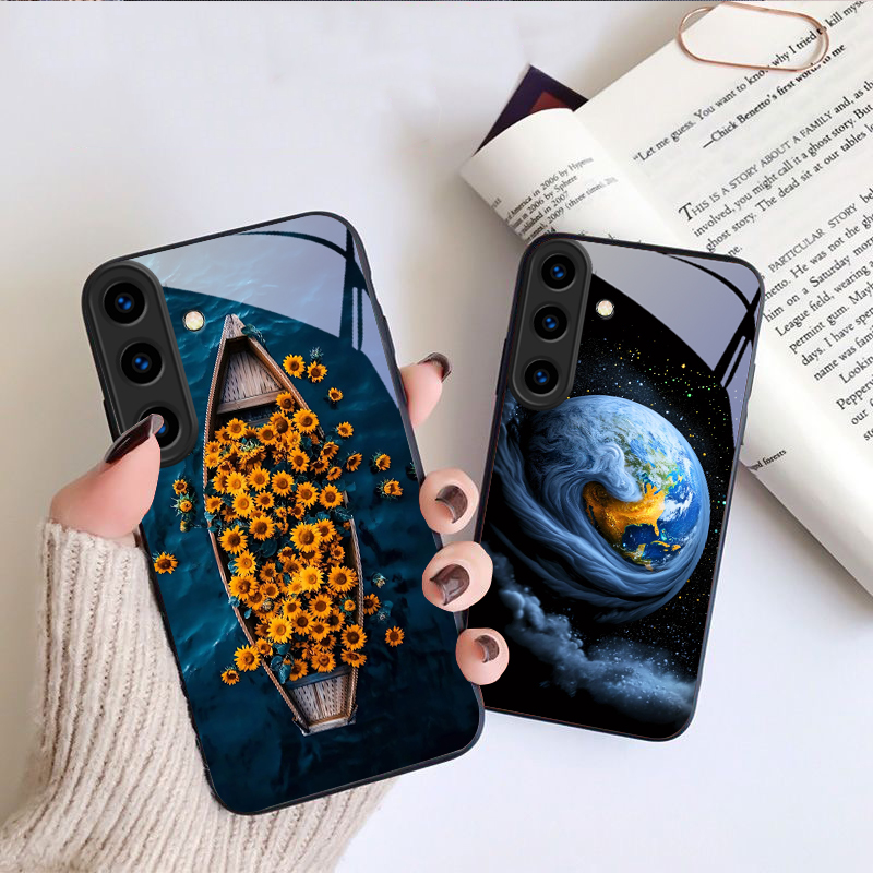 Warm orange halo tree For Sams - Phone Cases Orange review and price