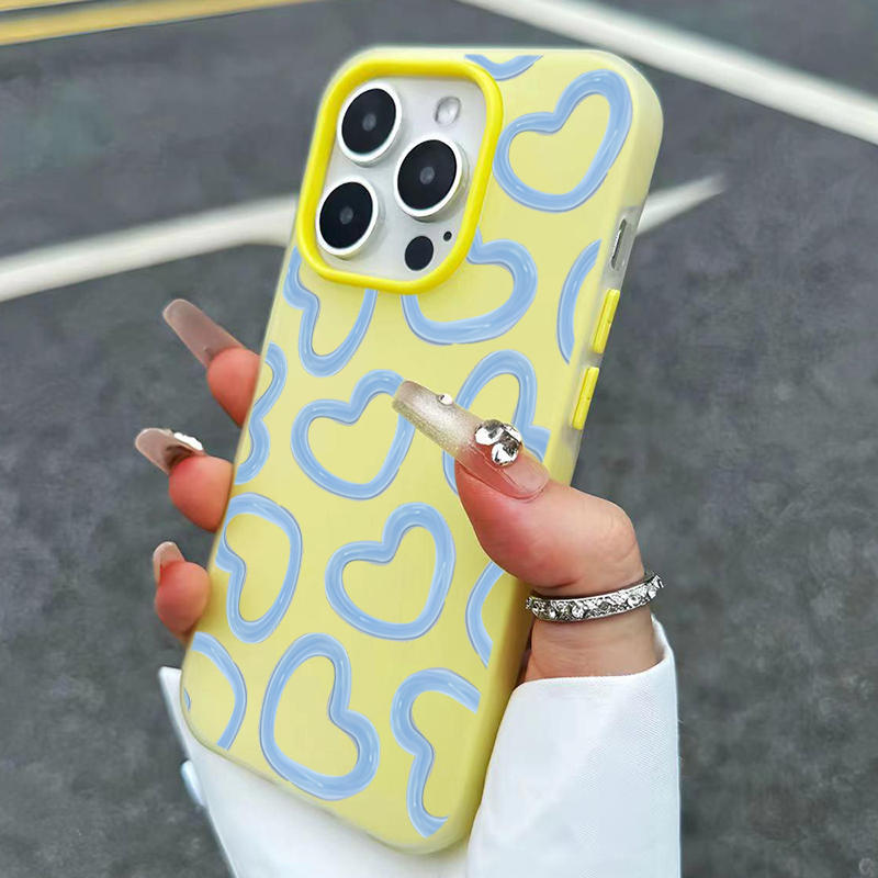 Cute Oil Painting Love Heart P - Phone Cases Art review and price