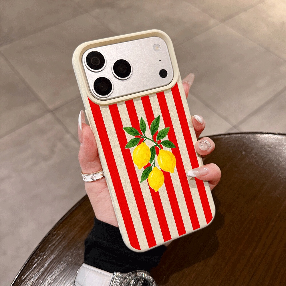 Orange Striped Lemon Phone Cas - Phone Cases Orange review and price