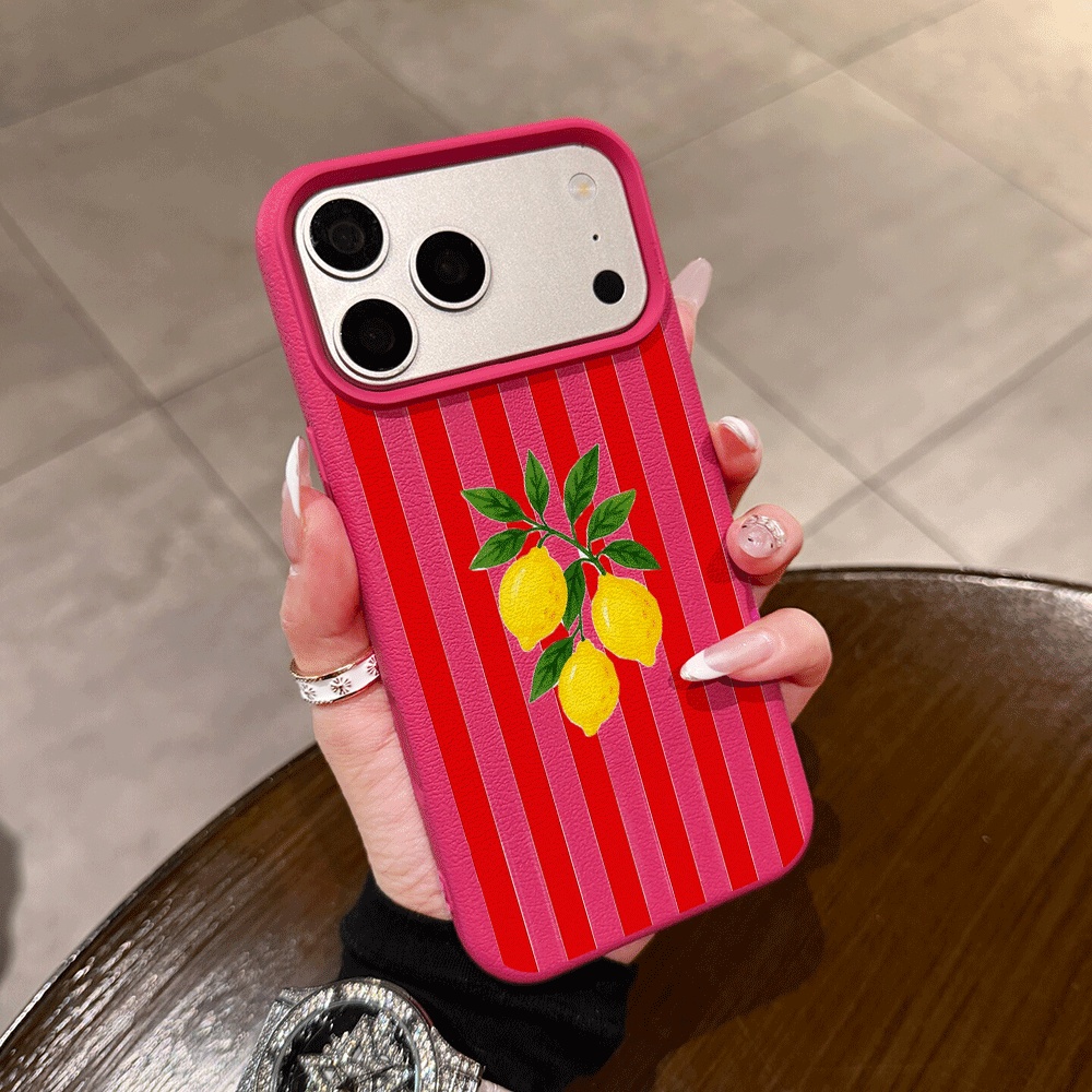 Orange Striped Lemon Phone Cas - Phone Cases Orange review and price