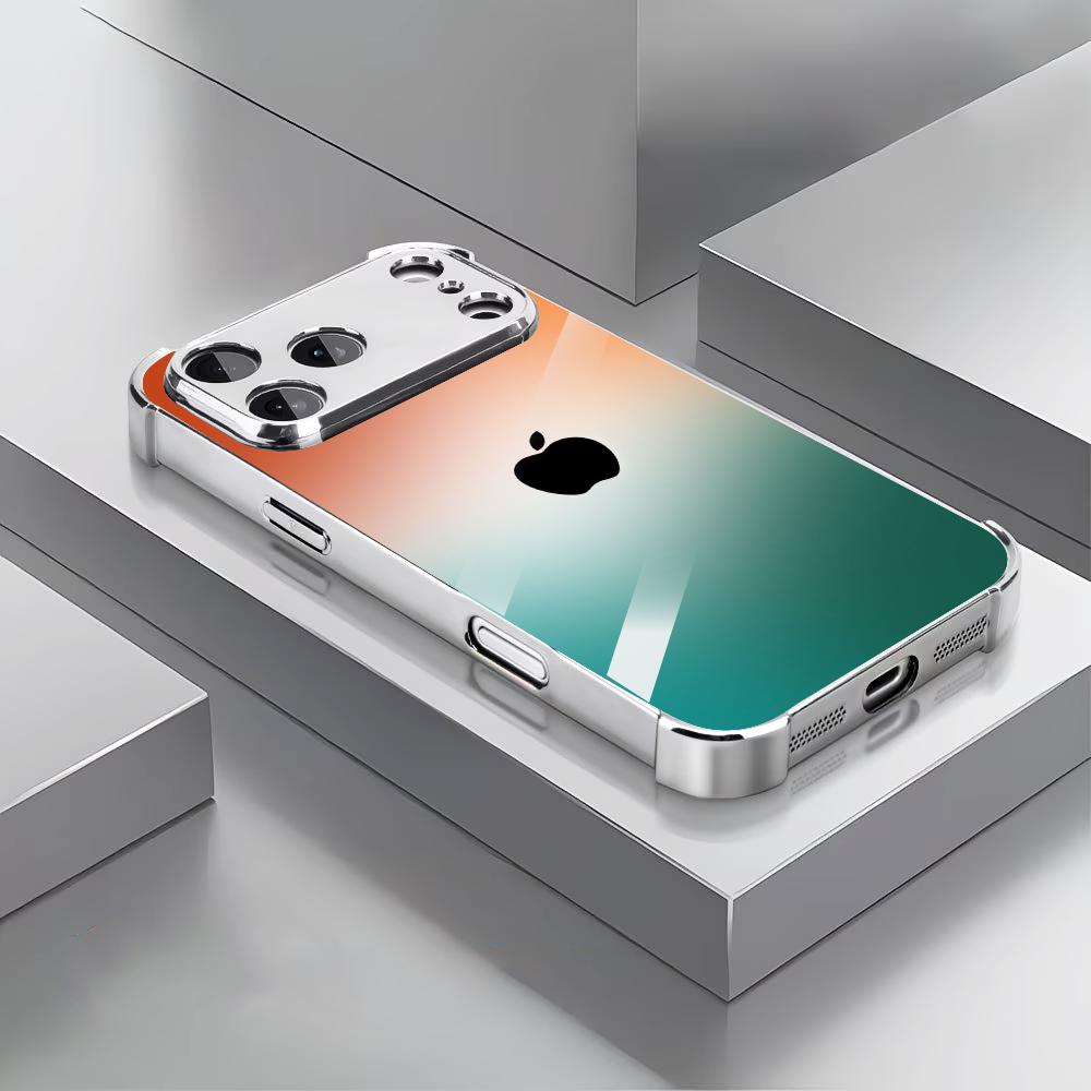Orange green gradient Tempered - Phone Cases Orange review and price