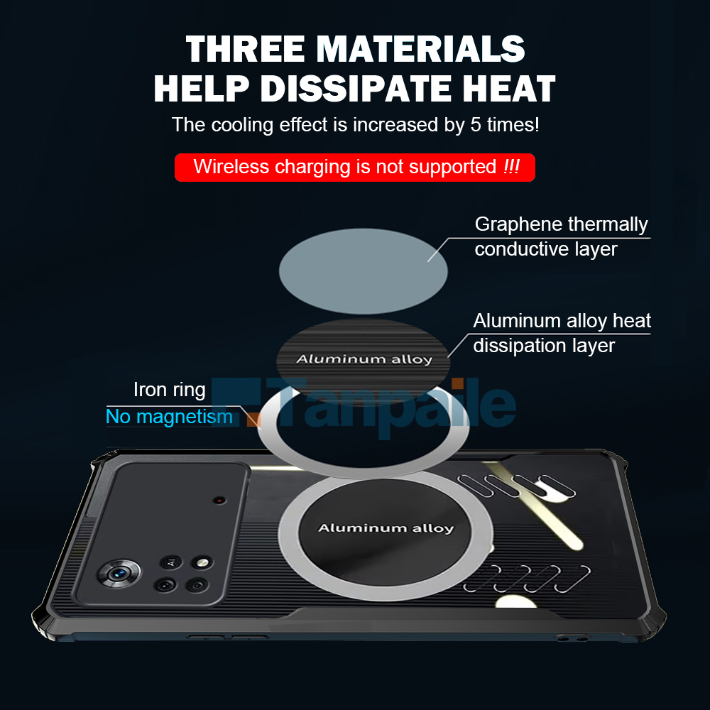 Cooling Case for POCO X4 Pro ( - Heat Dissipation Case review and price