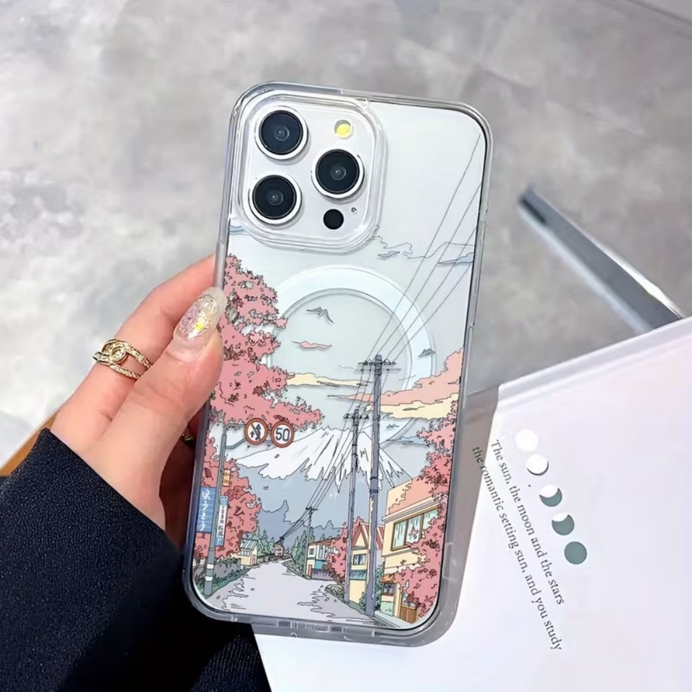 Anime Japan Scenery Clear Phon - Phone Cases Japanese review and price