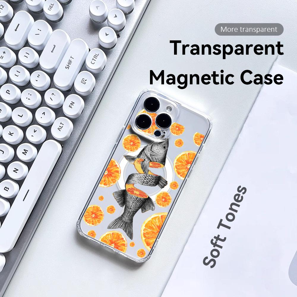 Orange Tide Fish Club Phone Ca - Phone Cases Orange review and price