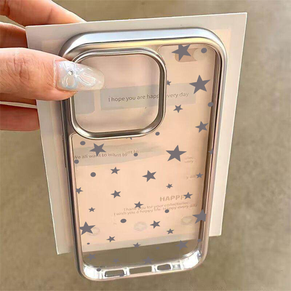 Y2K Stars Fashion Clear Cases  - Phone Cases Store review and price