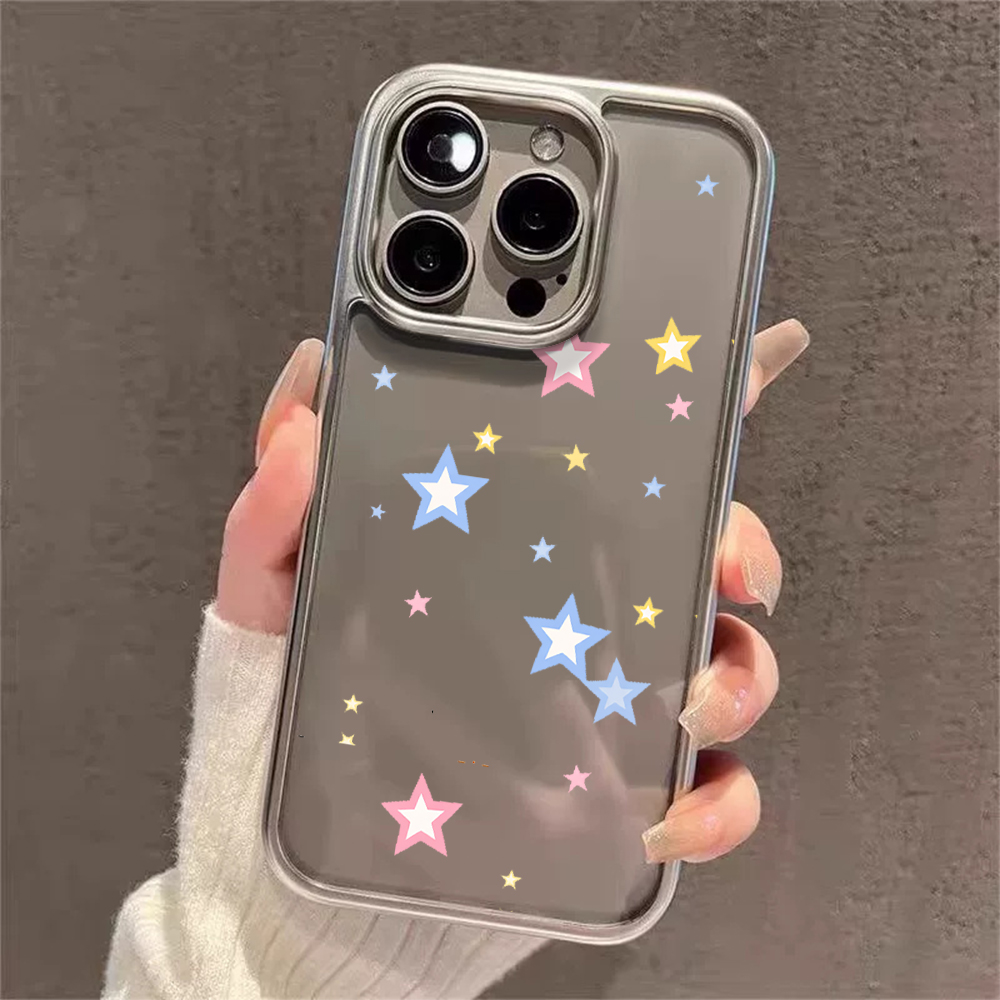 Y2K Stars Fashion Clear Cases  - Phone Cases Store review and price