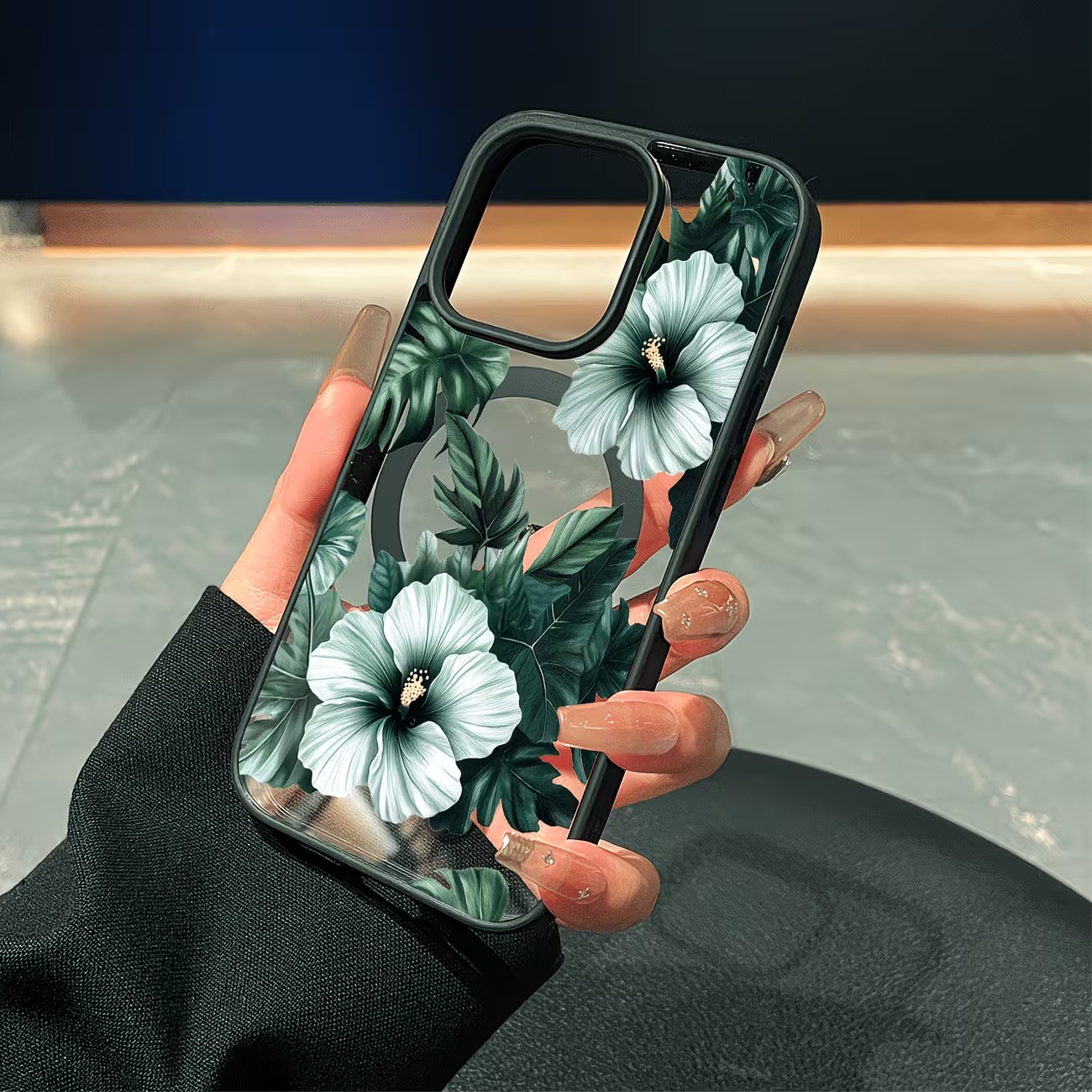 Green Floral Print Phone Case  - Phone Cases Bulk review and price